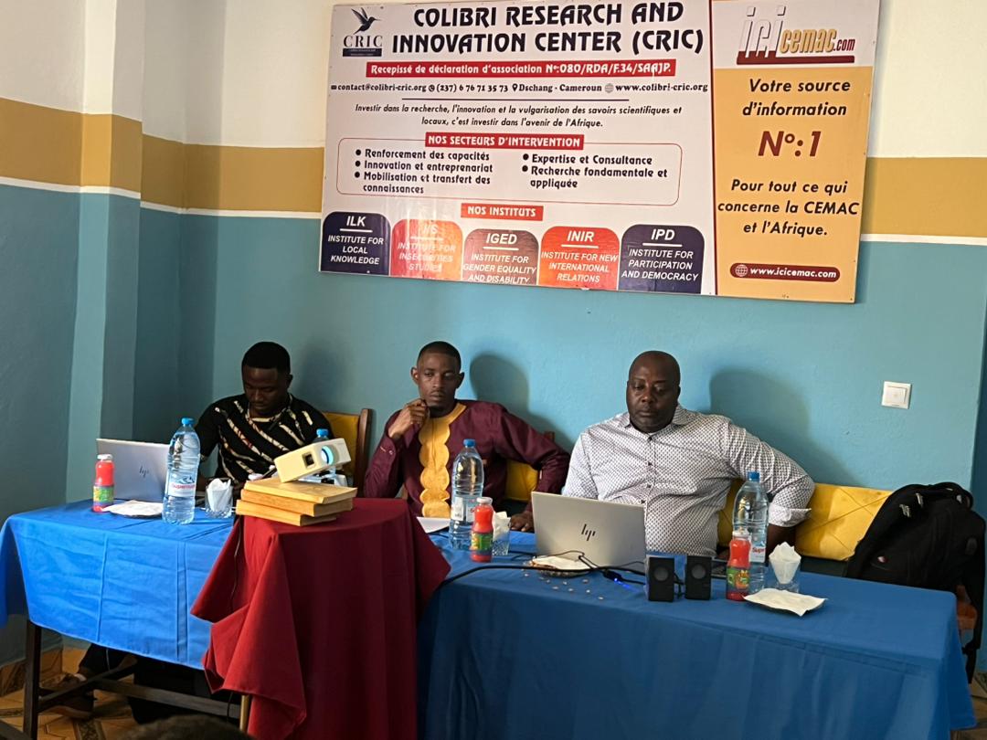 Conference session at Colibri-CRIC in Dschang